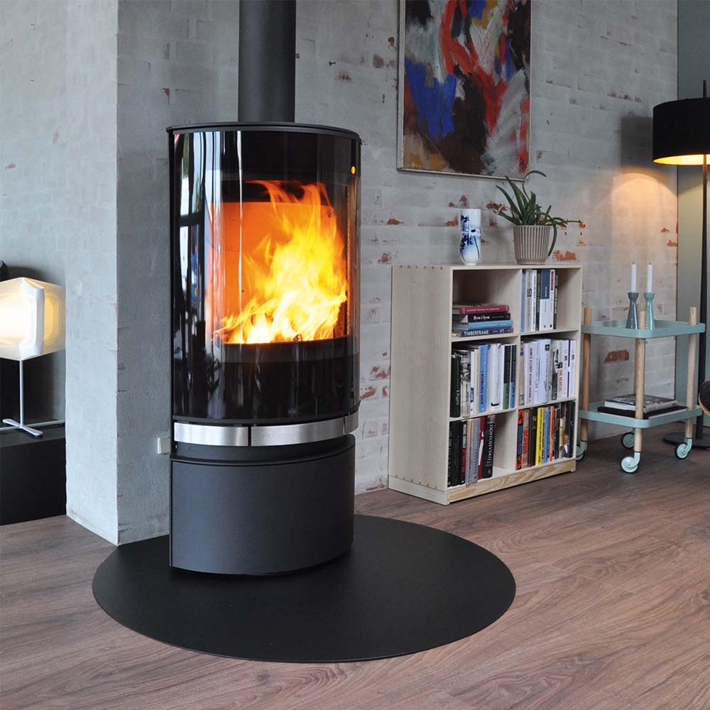 Classic wood stove style suitable for compliant installation planning
